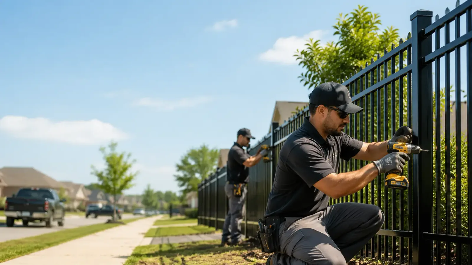 Metal Fence Installation in Bridgeville, PA